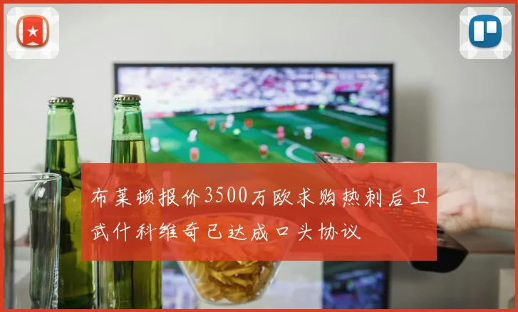 布莱顿报价3500万欧求购热刺后卫武什科维奇已达成口头协议
